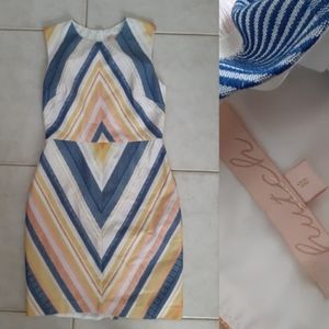 Modcloth Hutch Dress Bright Spring Stripe